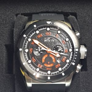 Invicta Black and Orange Men's Watch